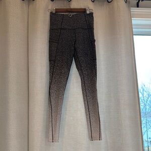 Black and White Gradient Leggings